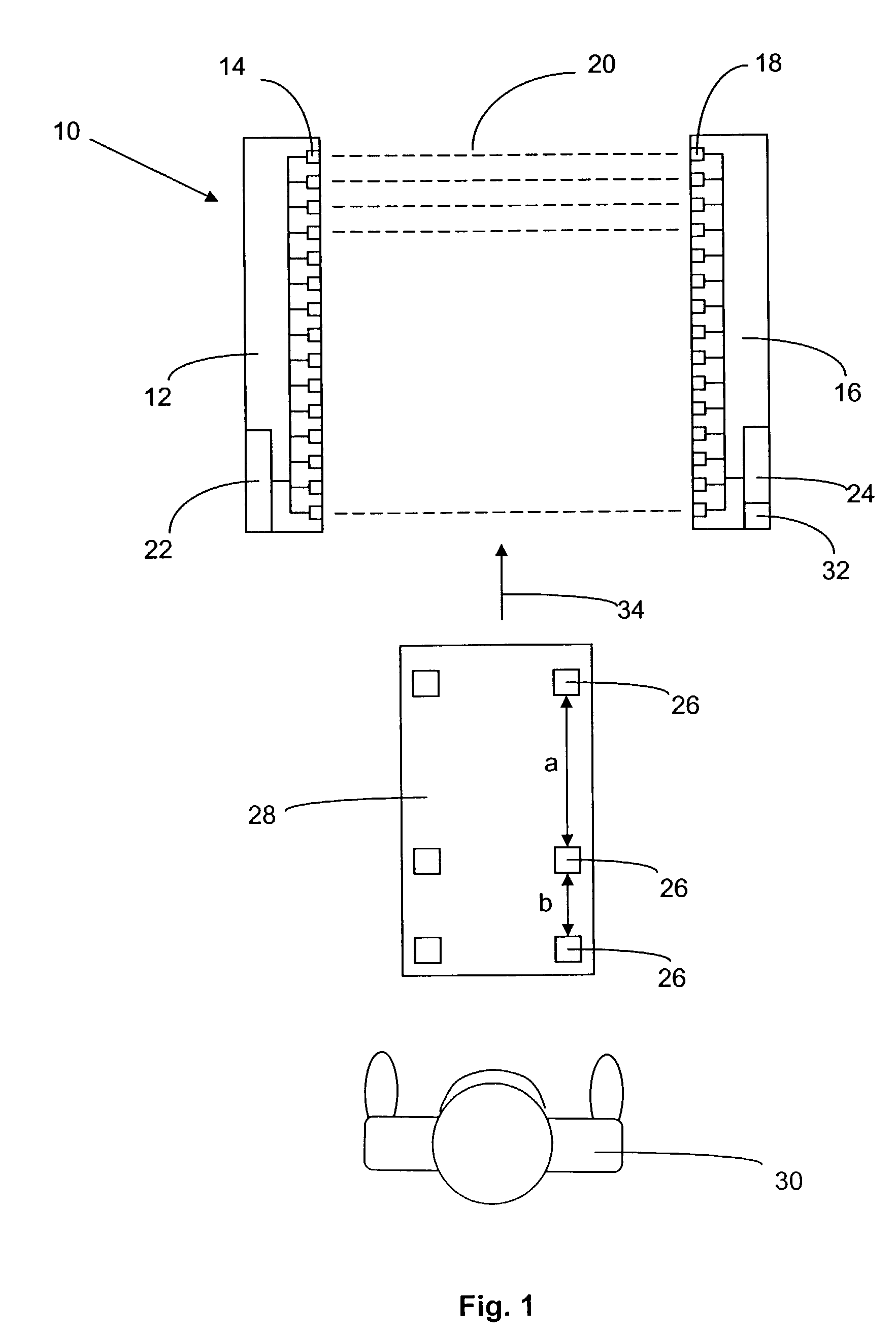 Method for detecting objects and light barrier grid