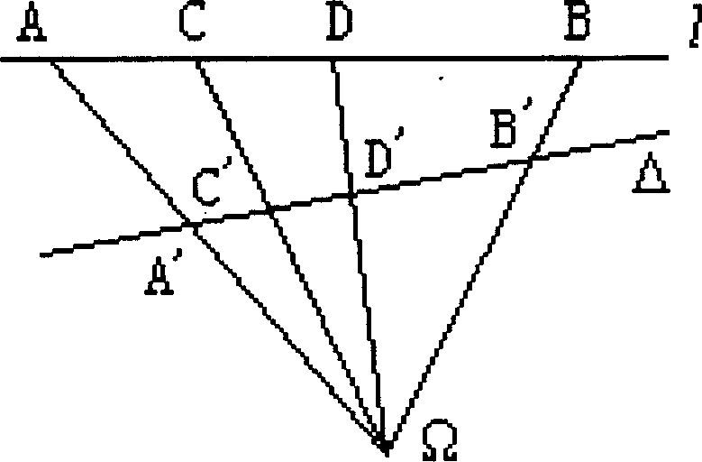 Method for visual guiding by manual road sign