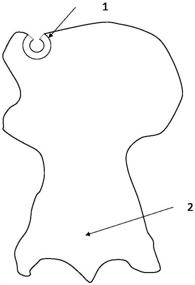 Guiding stent based on 3D printing and used for cerebral hemorrhage minimally invasive surgery and preparation method thereof