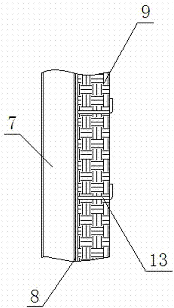 Light boiler wall of steam-injection boiler for oil field