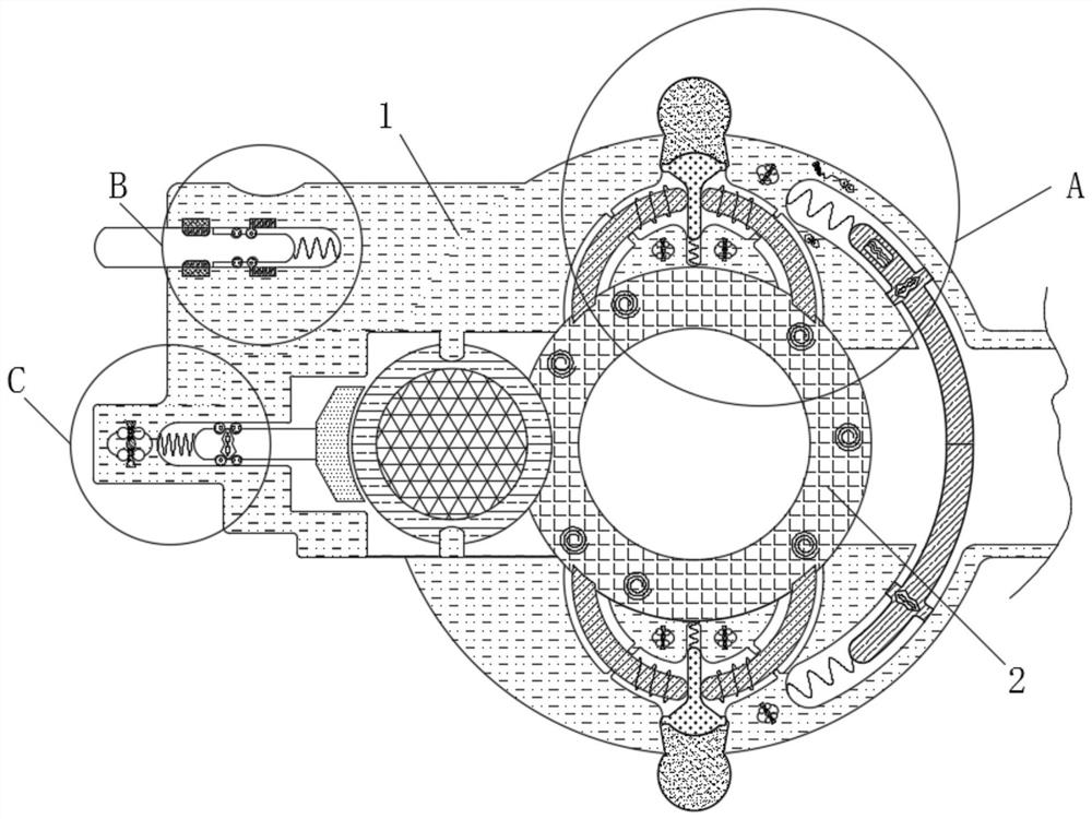 Automatic replacing device for filter screen of air purifier for smart home