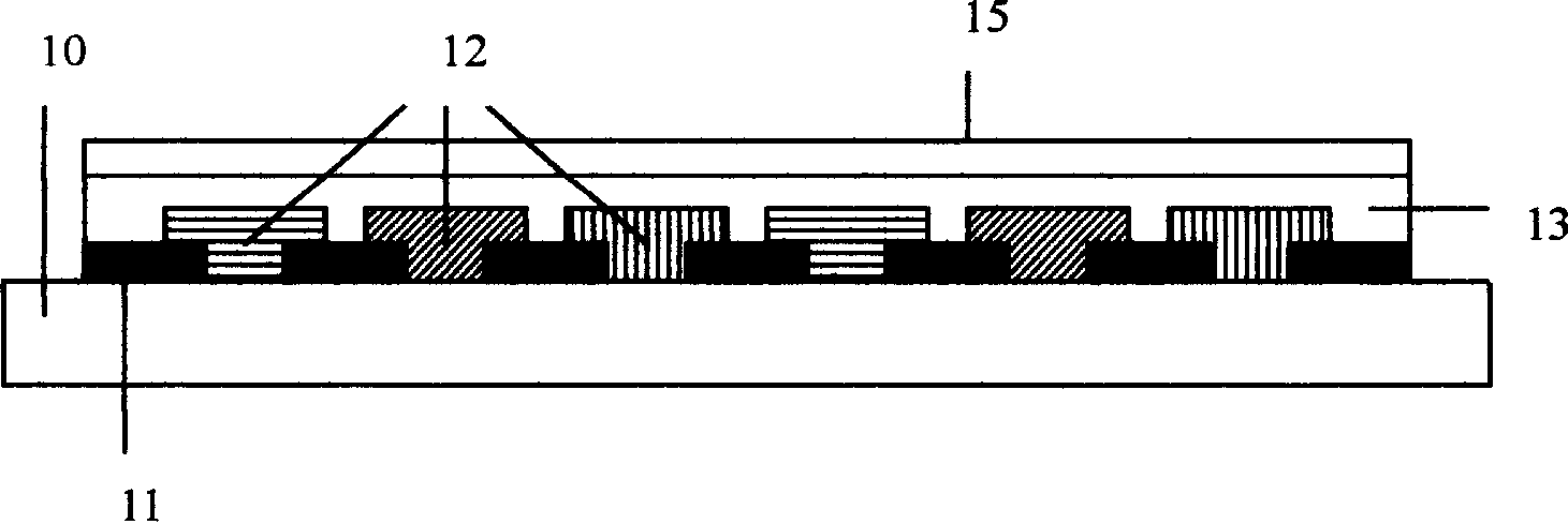 External color filter and the color LCD panel structure therewith