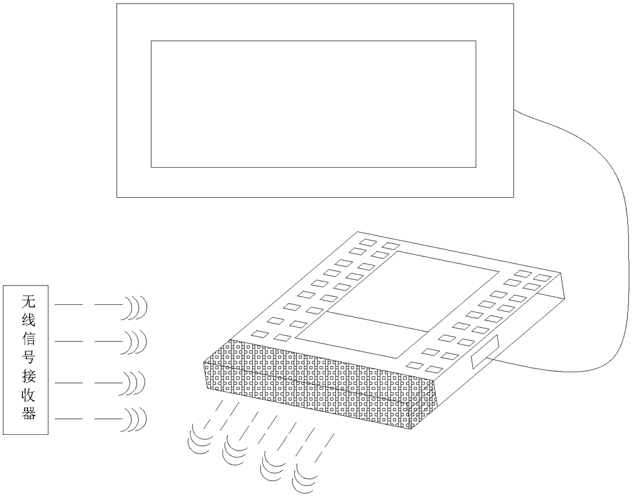 Image processing system adopting ultrasonic positioning and detection