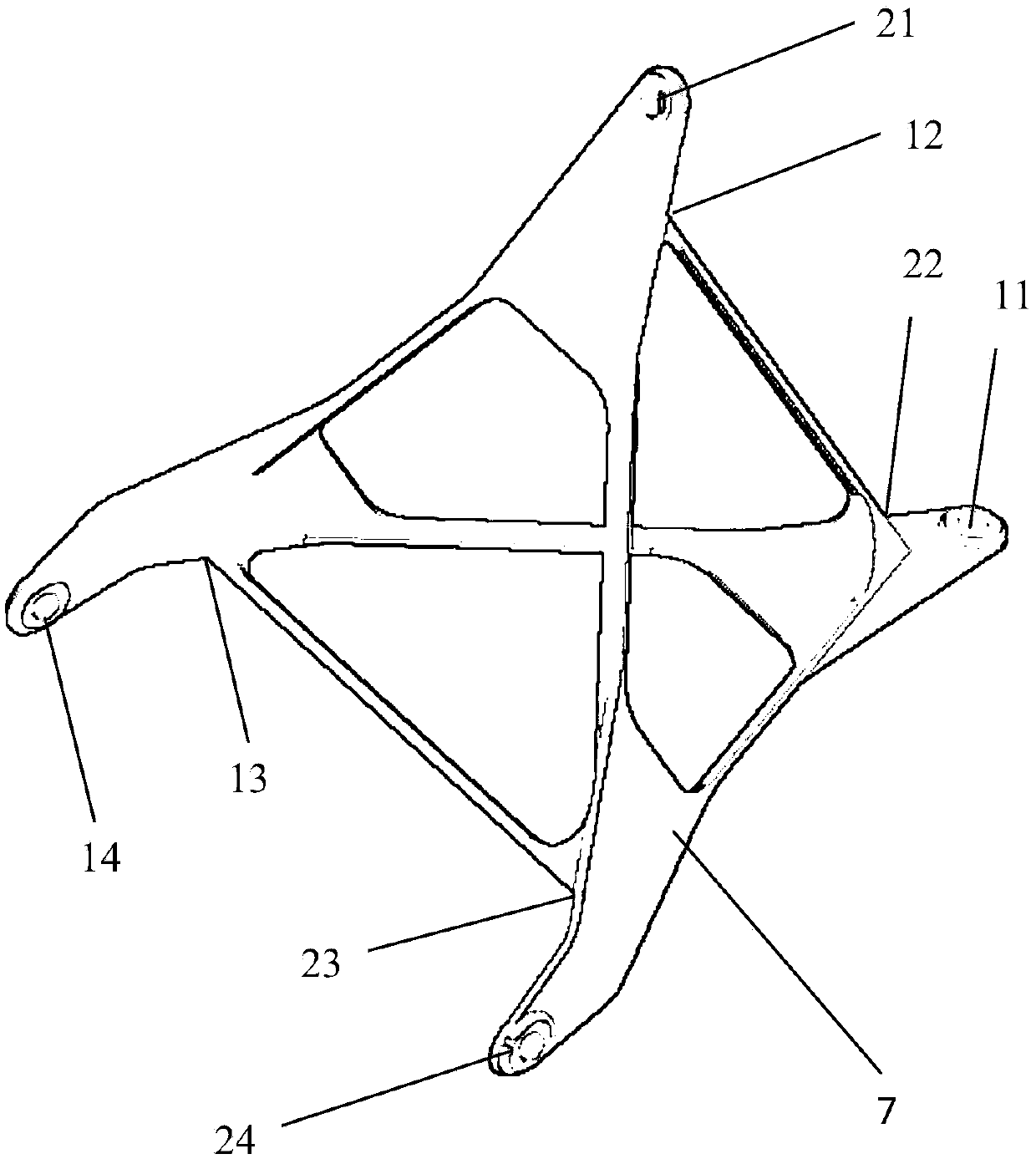 Sling connector and hanging device