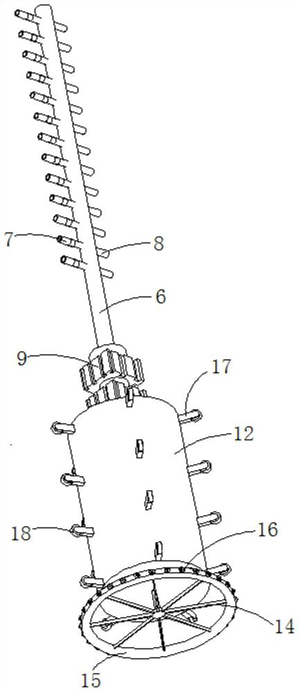 Power cable pipeline cleaning device and using method thereof