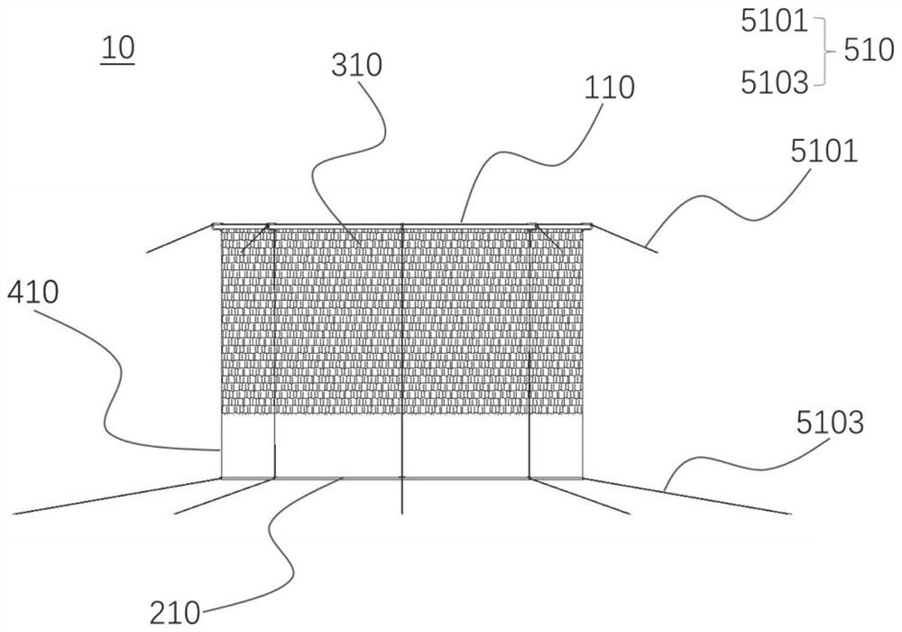 Underwater anti-storm net cage