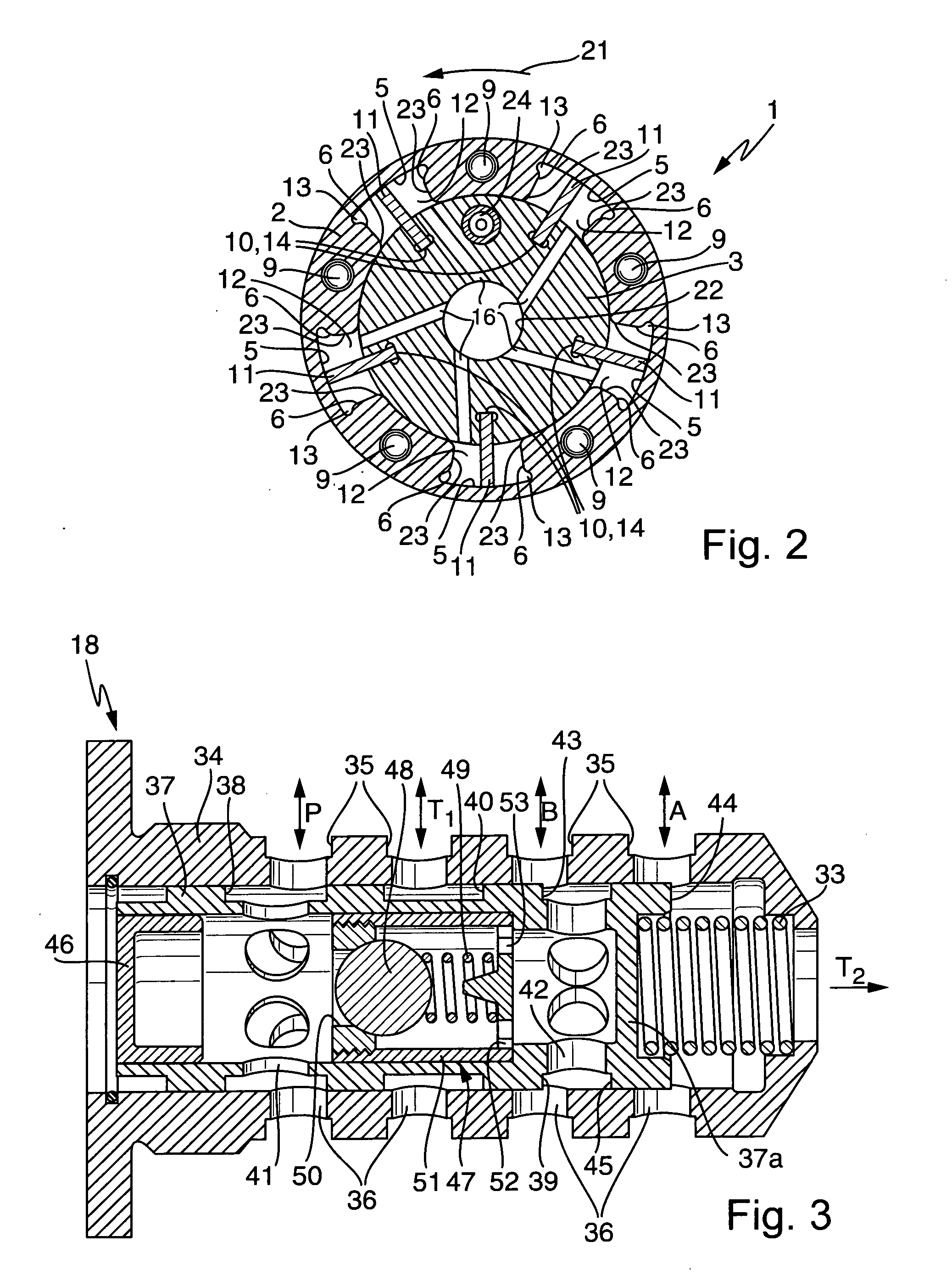 Control valve for a device for changing the control times of an internal combustion engine