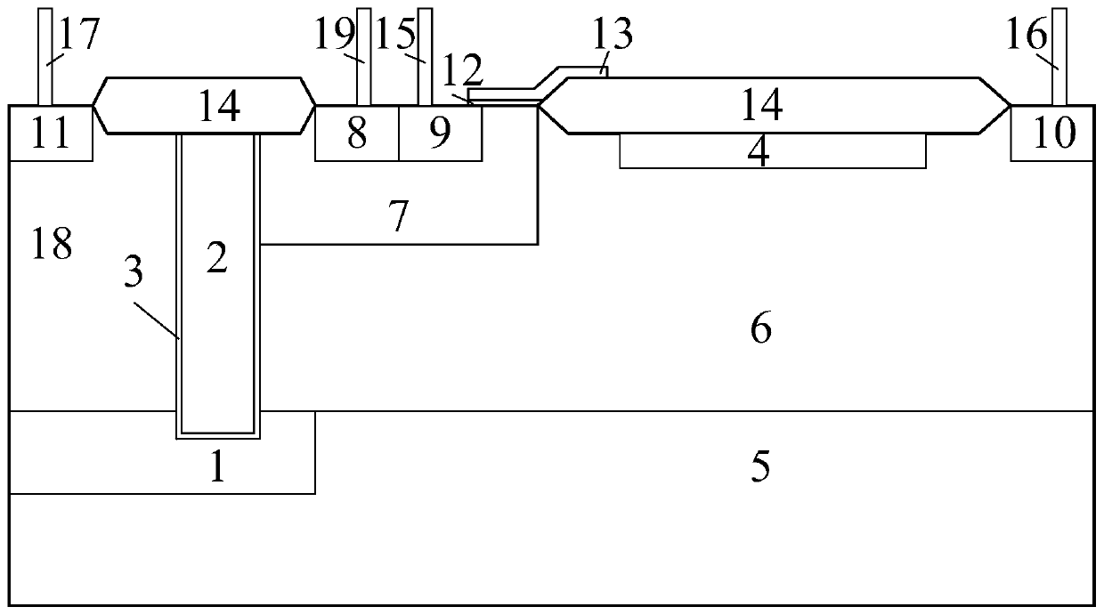 Isolated ldmos structure and manufacturing method thereof