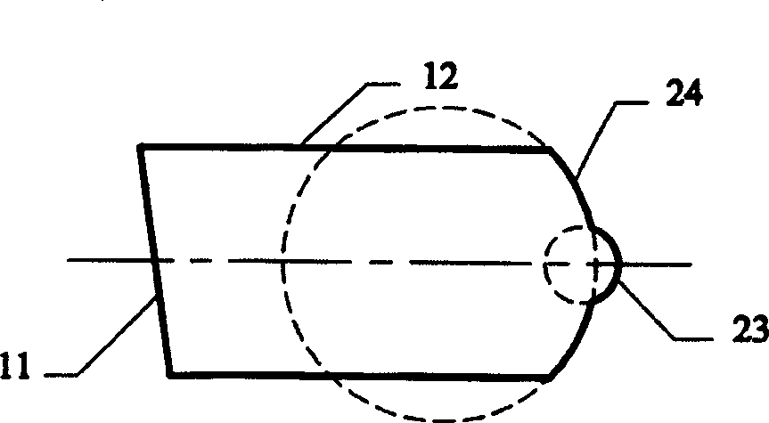 Pseudospherical collimation microlens for optic fibre collimator