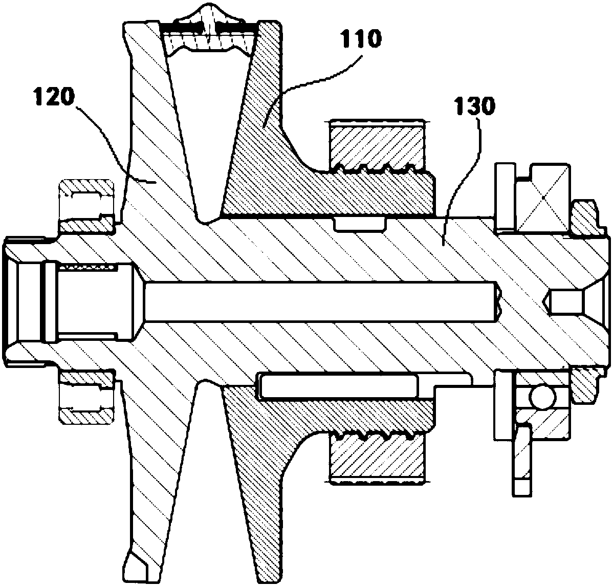 Continuously variable transmission device used for electric car and electric car