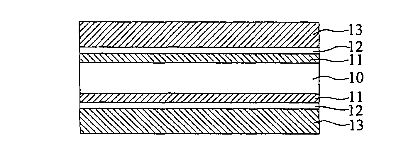 Packaging substrate as well as manufacturing method and base material thereof