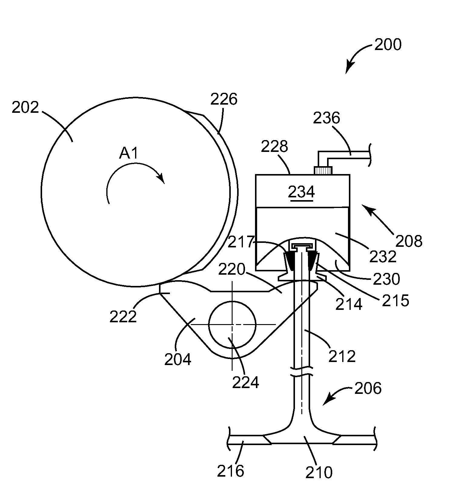 Variable force valve spring