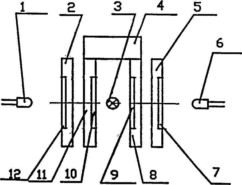 Polarized-light linear displacement sensor