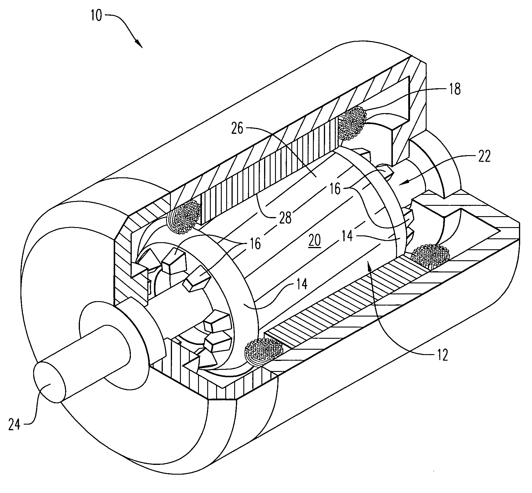 Electric machines, rotors, and rotor cages having reduced noise characteristics