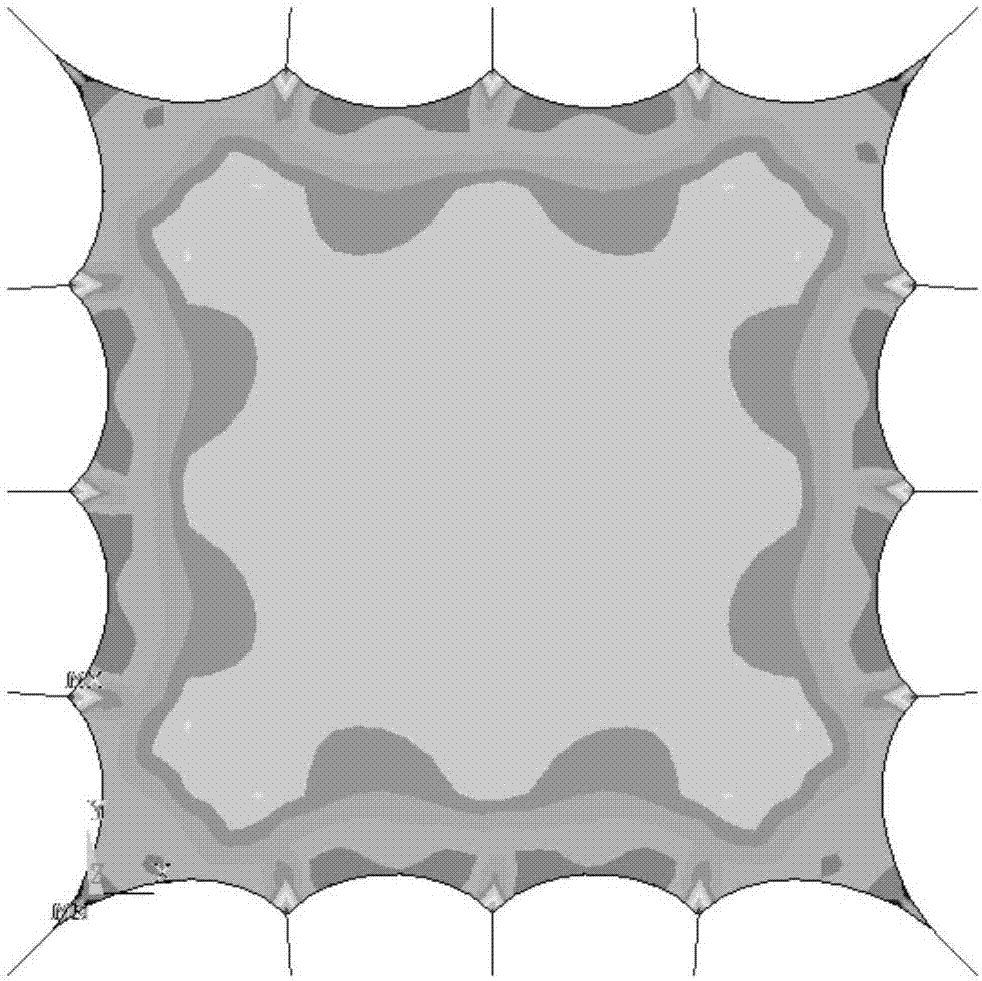 Cable tension uncertainty-based method for determining thin film shapes of planar thin film antennas