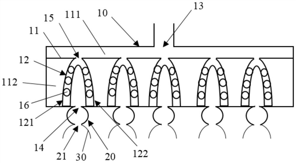 Gas phase distribution device and catalytic reaction equipment