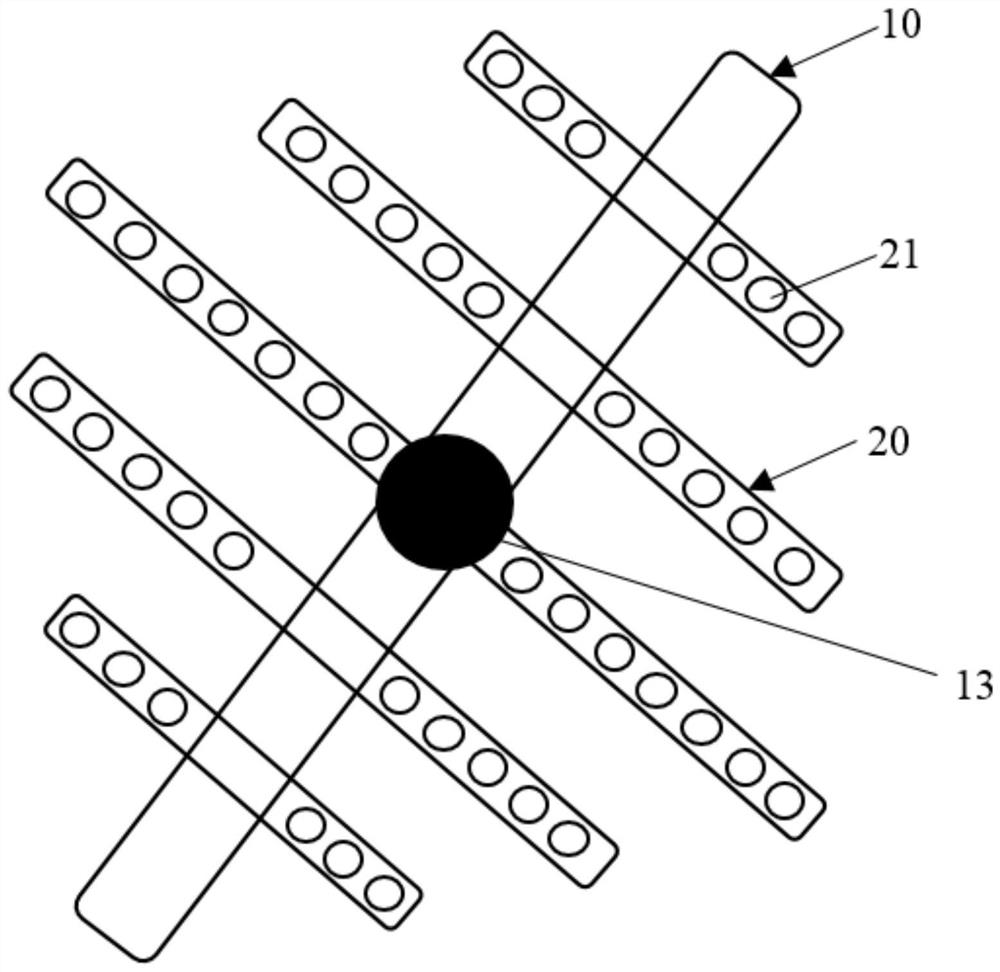 Gas phase distribution device and catalytic reaction equipment