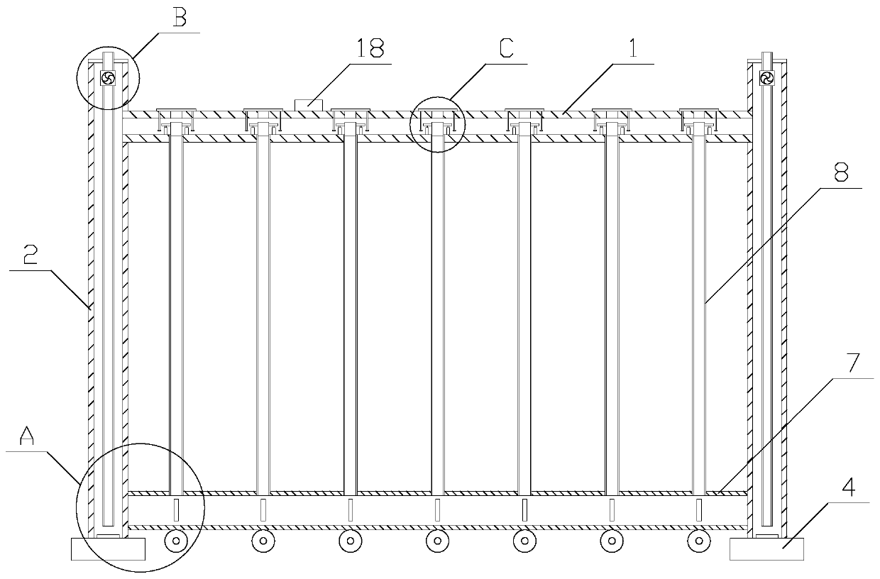 Dust removal type intelligent traffic device with ice melting function