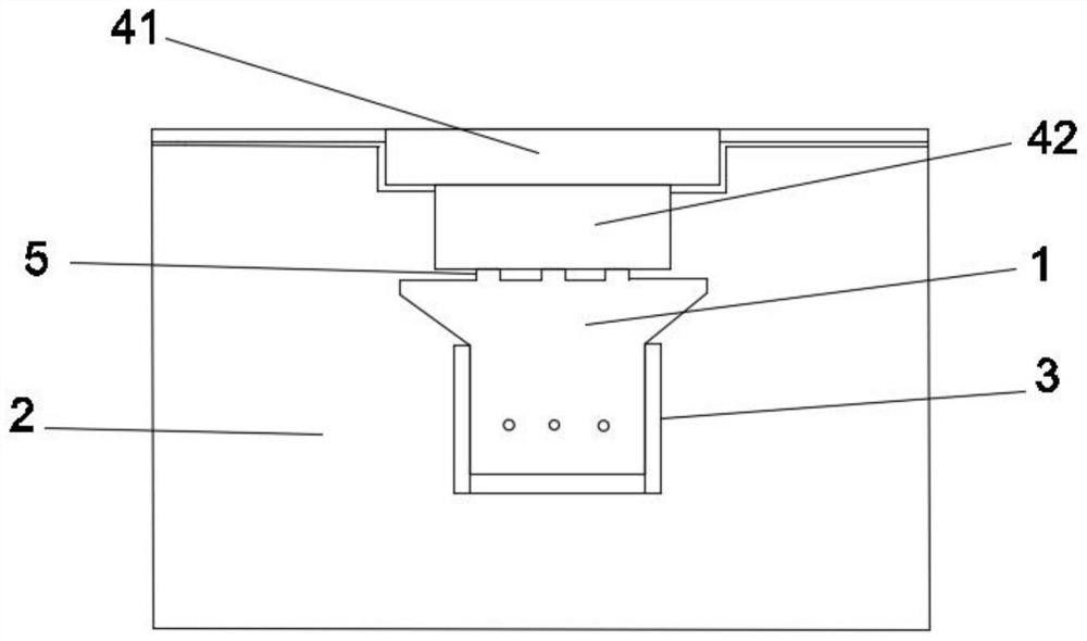 Push-pull type rotatable camera structure integrated on financial all-in-one machine