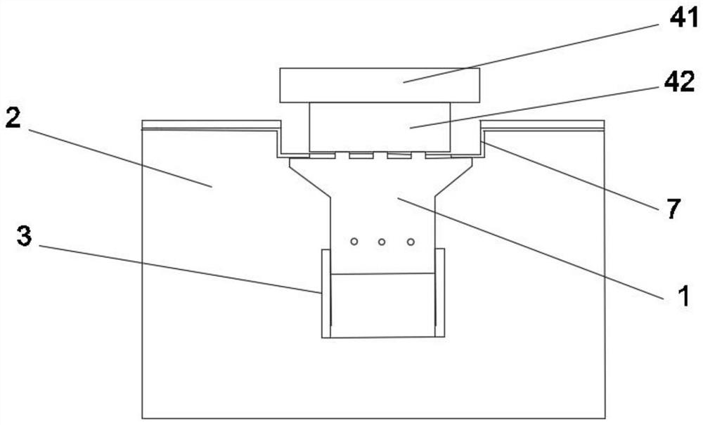 Push-pull type rotatable camera structure integrated on financial all-in-one machine