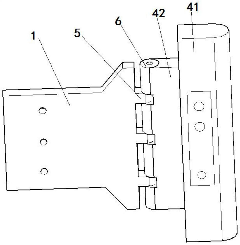 Push-pull type rotatable camera structure integrated on financial all-in-one machine