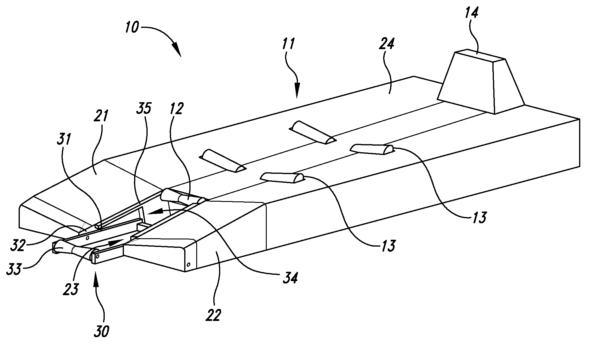 Floating drive-on watercraft docking system