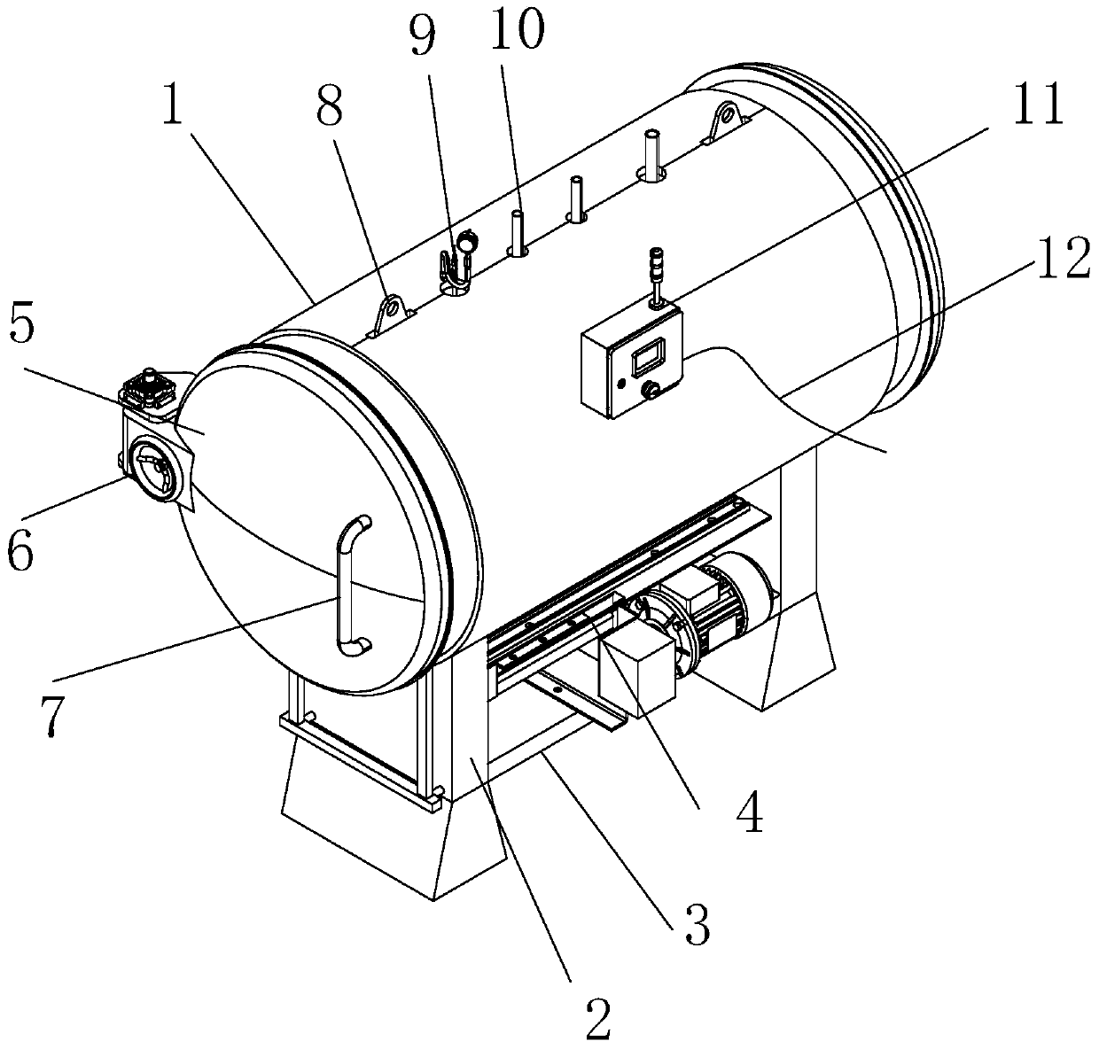 Sterilization kettle of high-temperature bag for packaging pickled duck feet