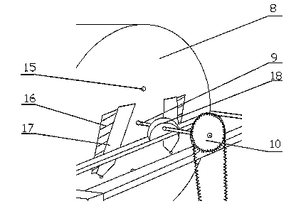 Tea dampening machine