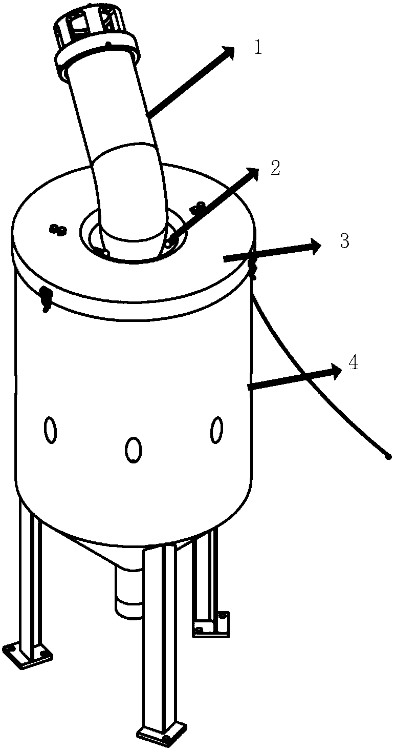 A device for removing static electricity from a paint-spraying rotary cup