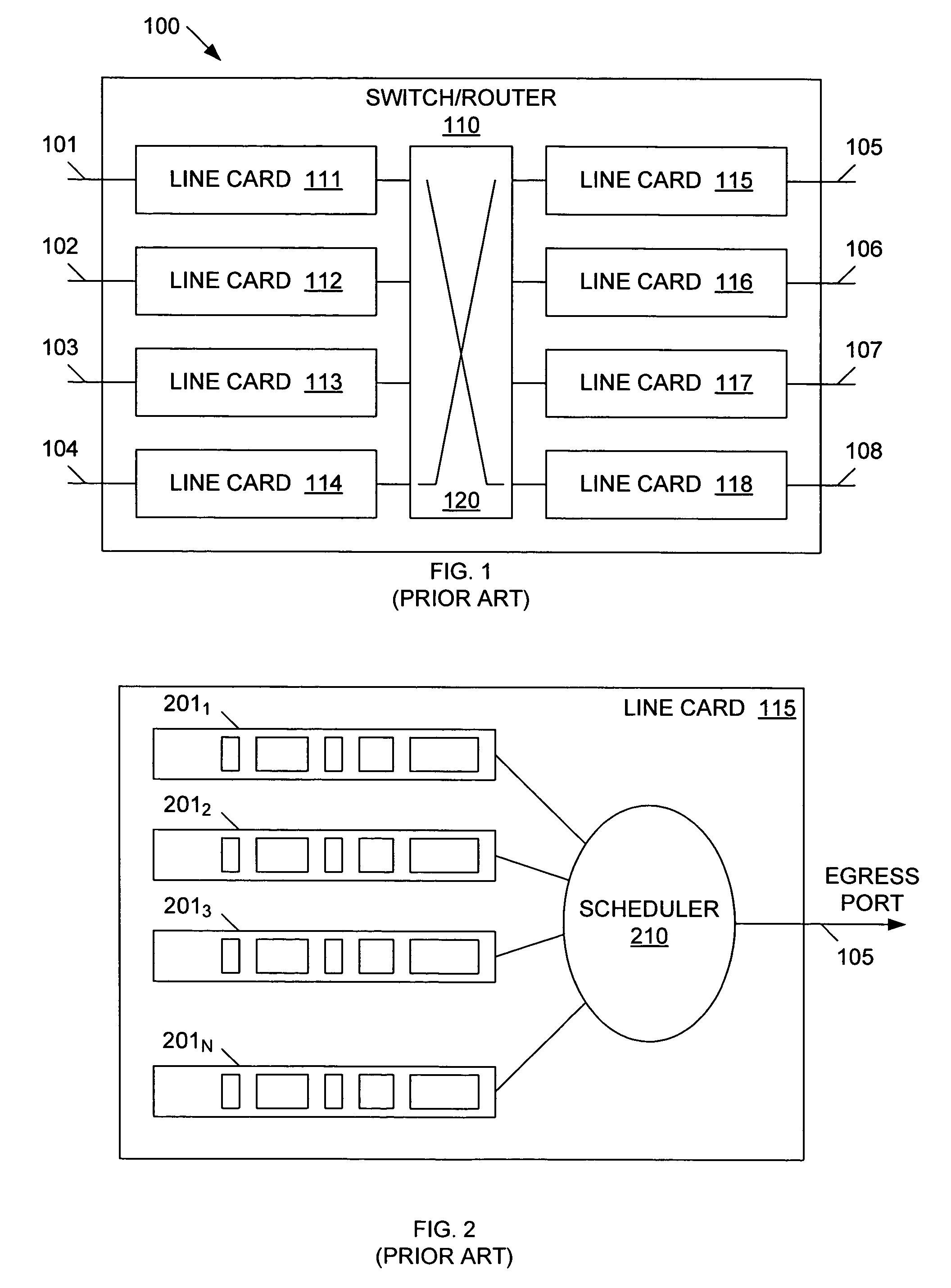 Method of performing weighted round-robin queue scheduling using a dynamic link list and structure for implementing same