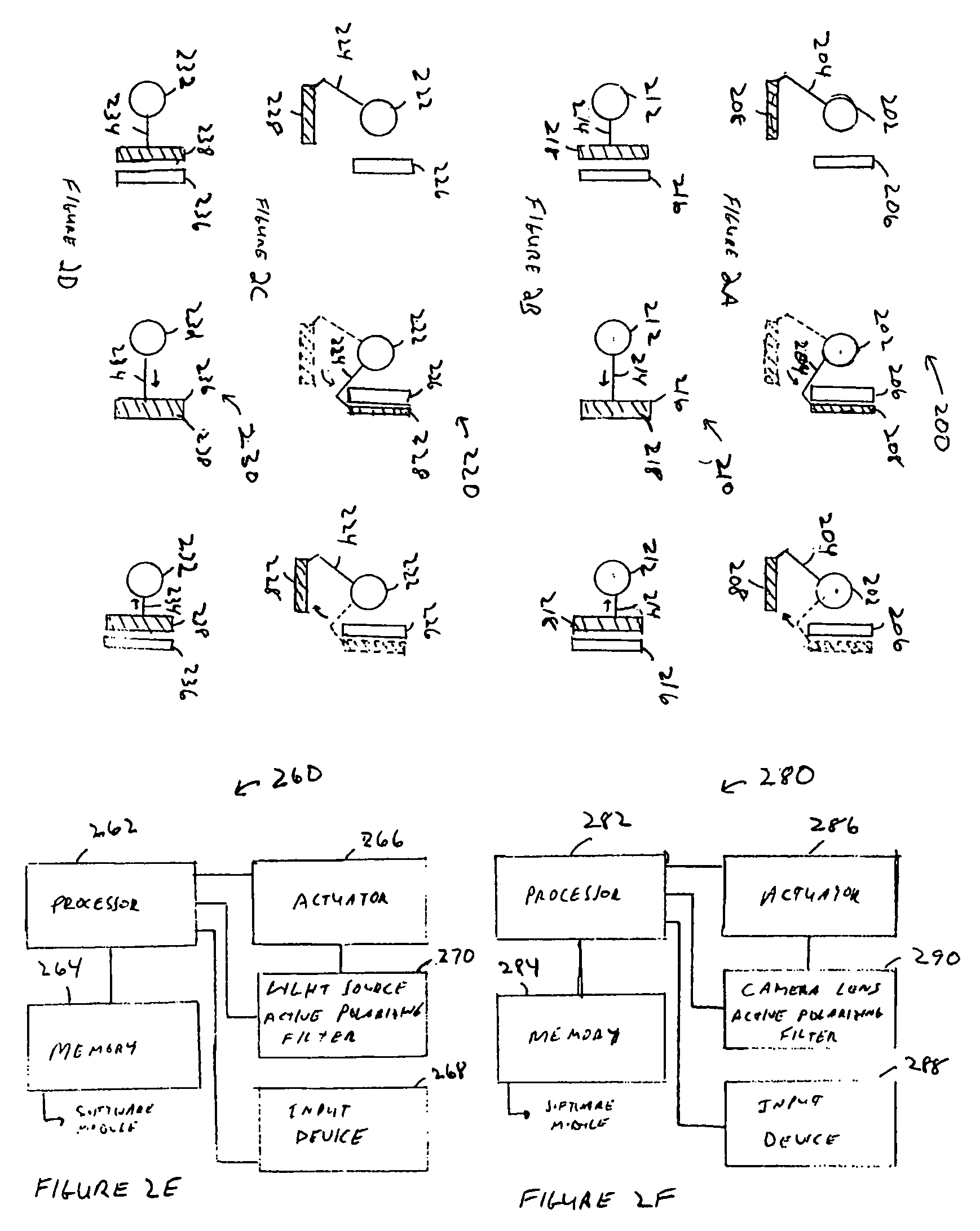 Camera glare reduction system and method