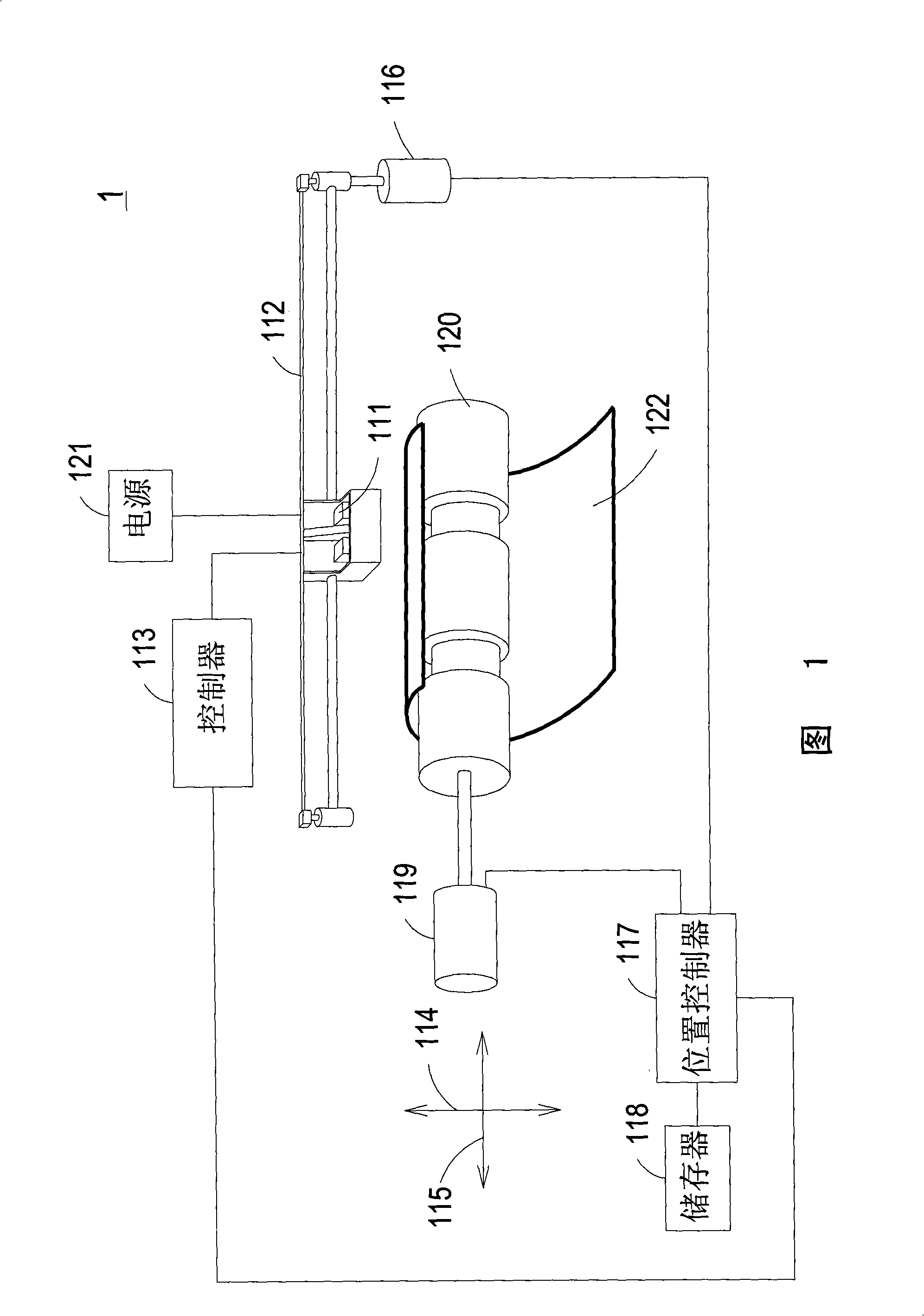 Monochrome ink gun structure