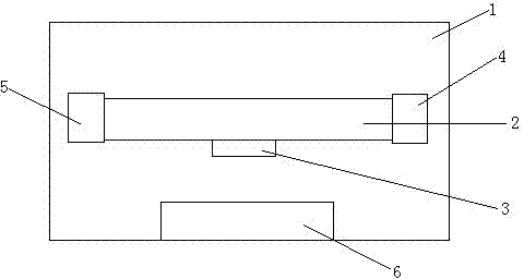 Spraying rack device for bottle washing machine