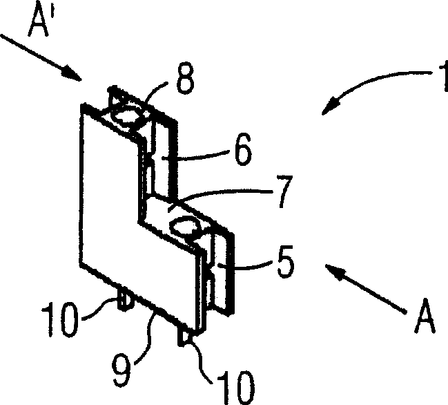 Electromagnetic switch device of a contactor in particular