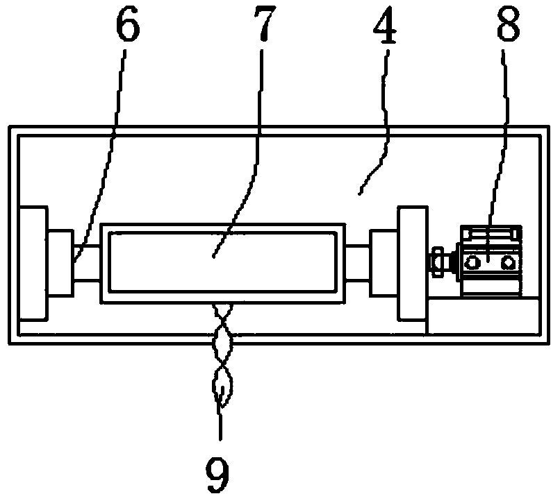 Automatic lifting type zebra line crossing prevention device for intersection traffic