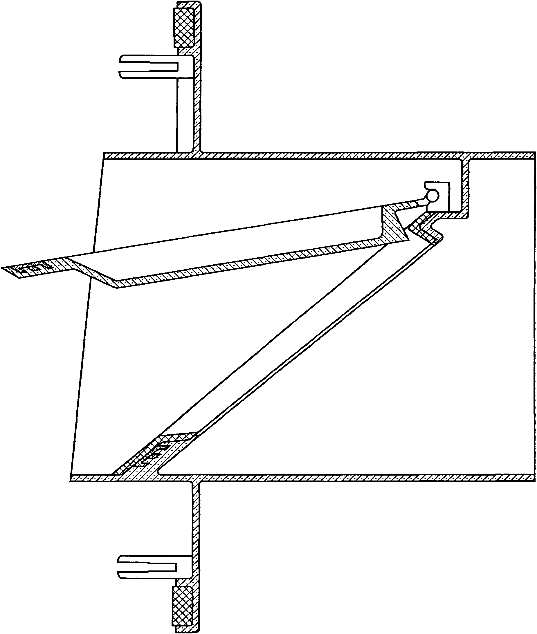 Novel flue check valve