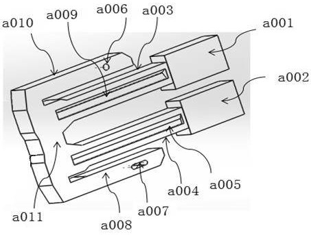 High-vacuum surface-mounted miniature tuning fork quartz crystal resonator and manufacturing method thereof