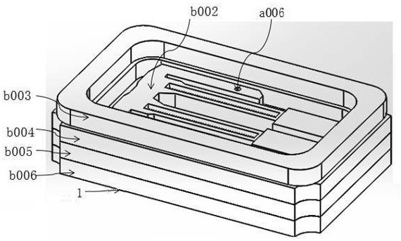 High-vacuum surface-mounted miniature tuning fork quartz crystal resonator and manufacturing method thereof