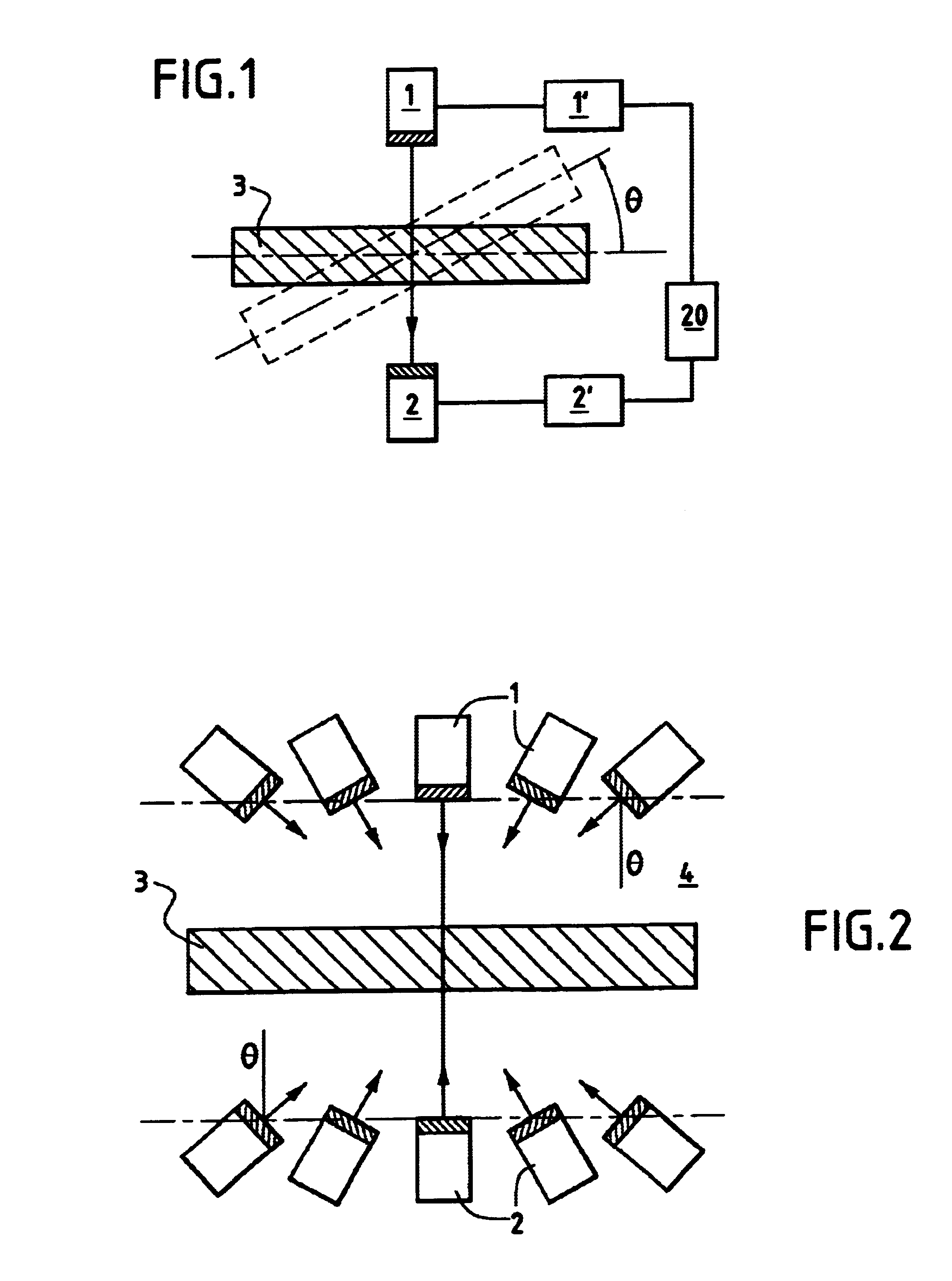 Acoustic method for estimating mechanical properties of a material and apparatus therefor