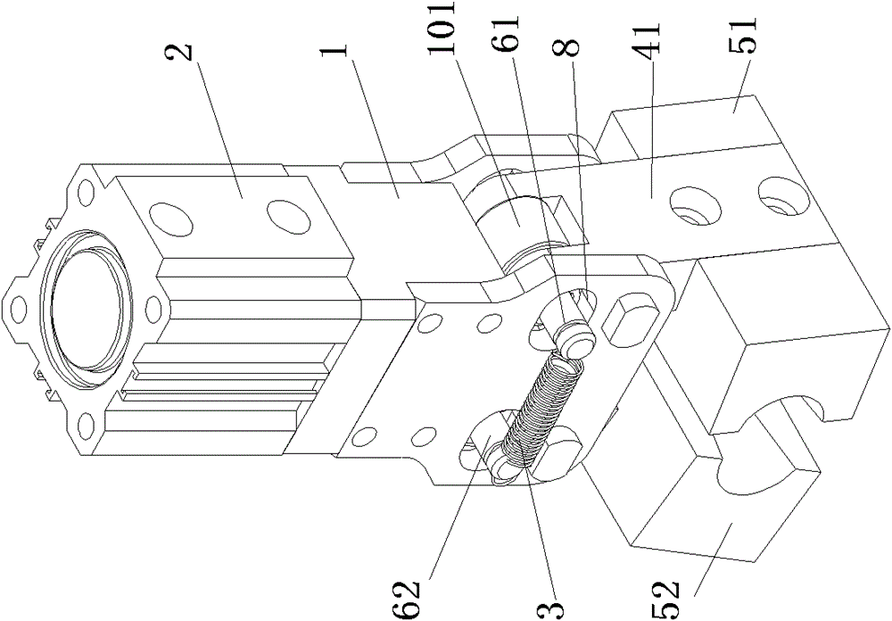 Pipe fitting clamping mechanism