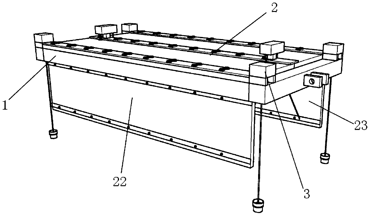 Hinge type floating bulwark structure