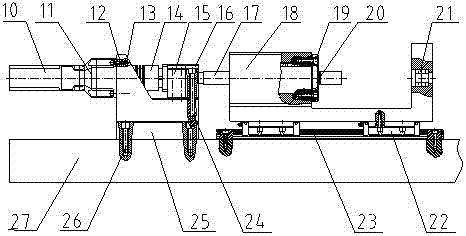 In-situ testing machine for microcosmic performance of multi-load and multi-physical-field coupling material