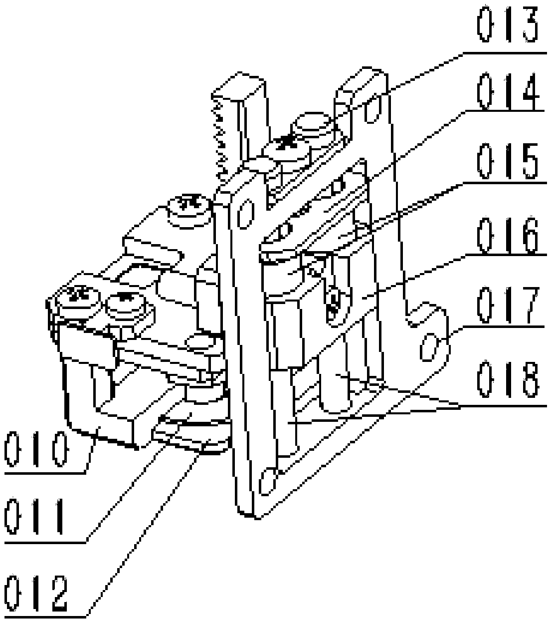 Fluorescent sensing technology-based trace explosive detector propelling analysis structure