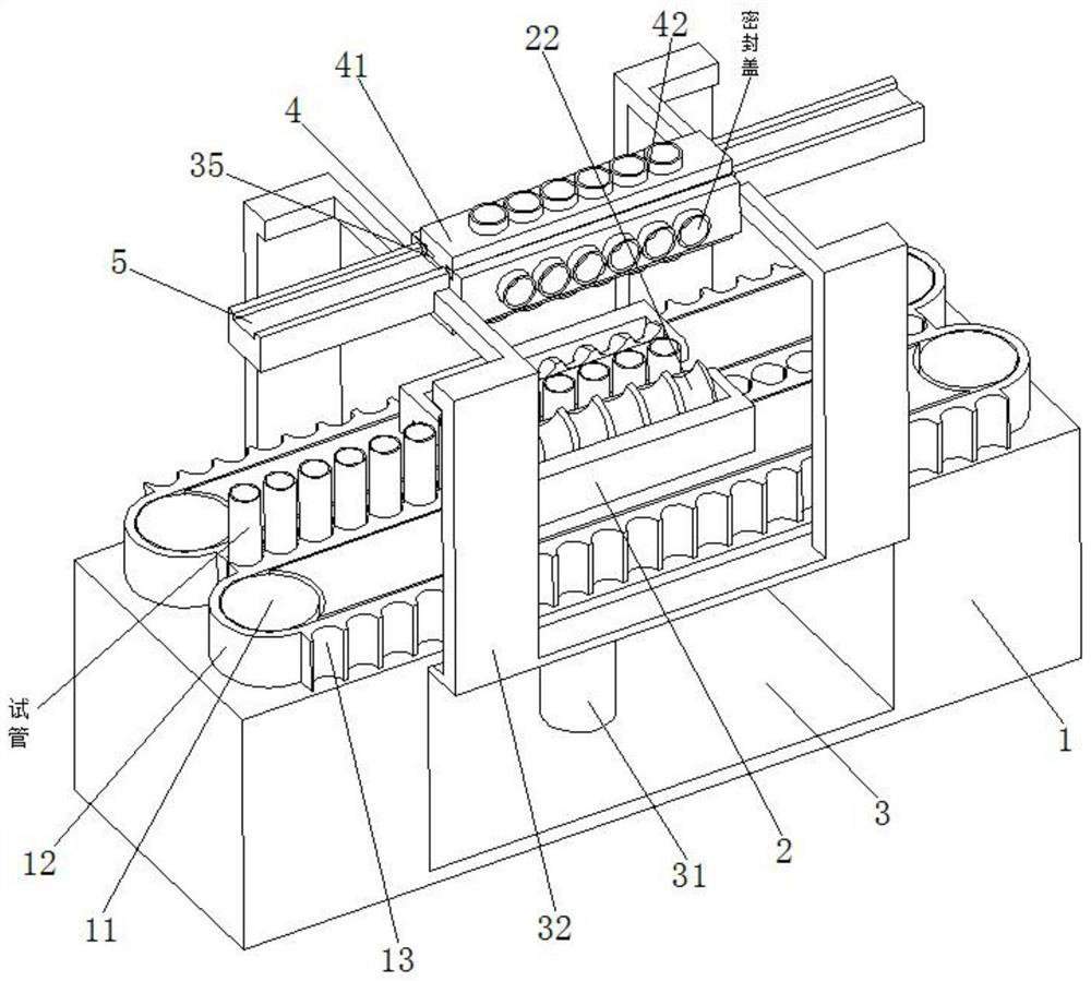 A kind of blood collection test tube automatic processing device