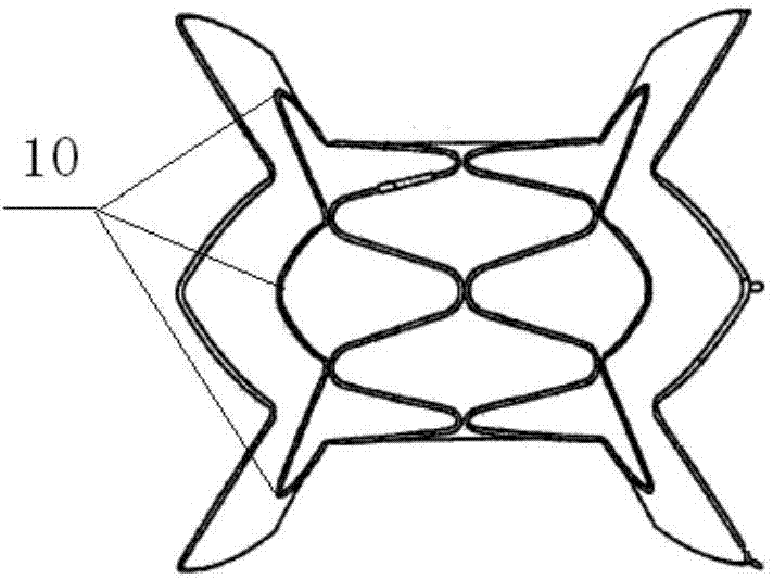 Valve stent safe to use and valve replacement device with same