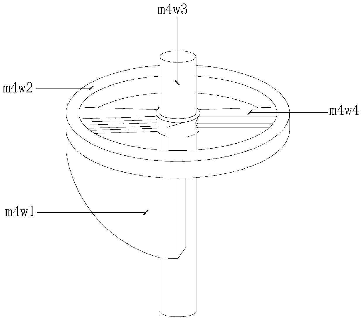 Novel heating furnace for high-molecular plastic optical fiber drawing equipment