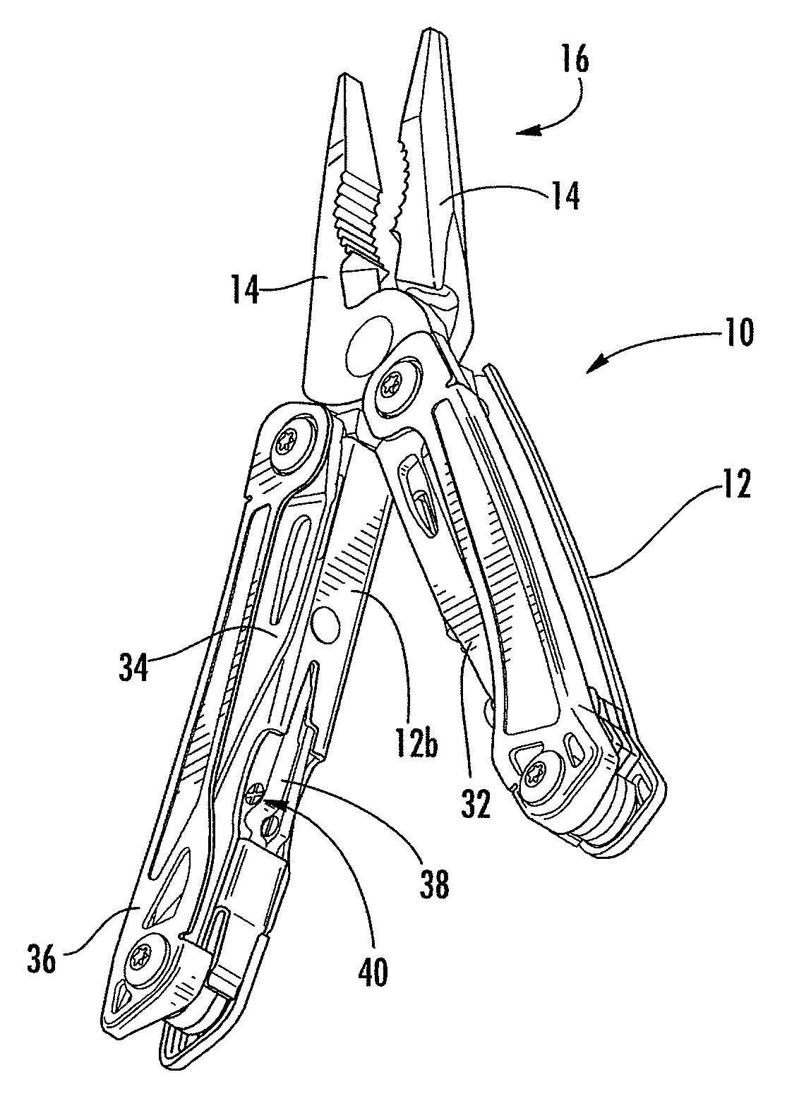 Multipurpose tool configured to facilitate access to individual tool members