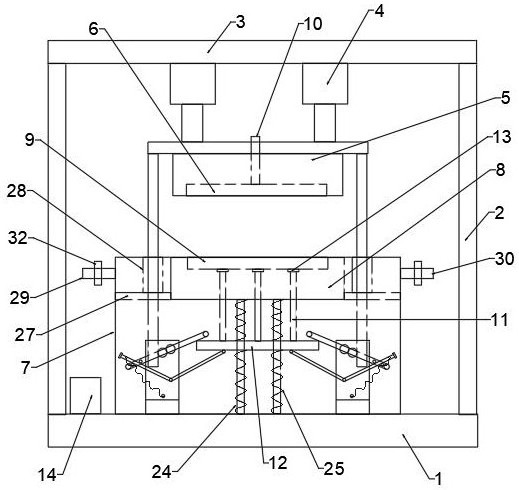 High-strength and impact-resistant automobile stand column mold