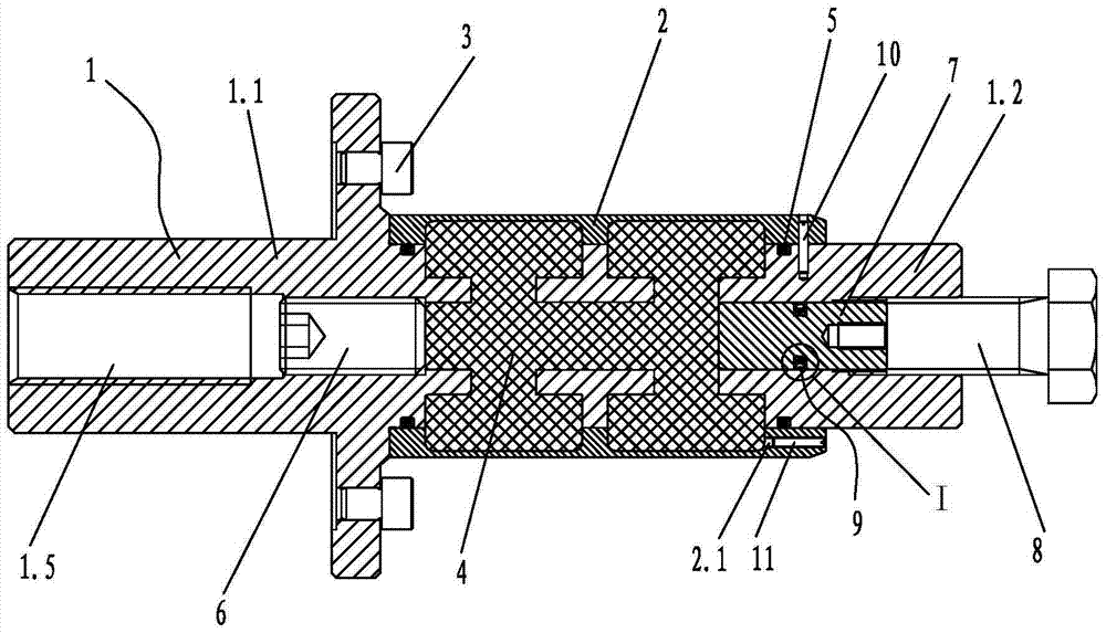 Liquid-plastic clamps for thin-walled bushings