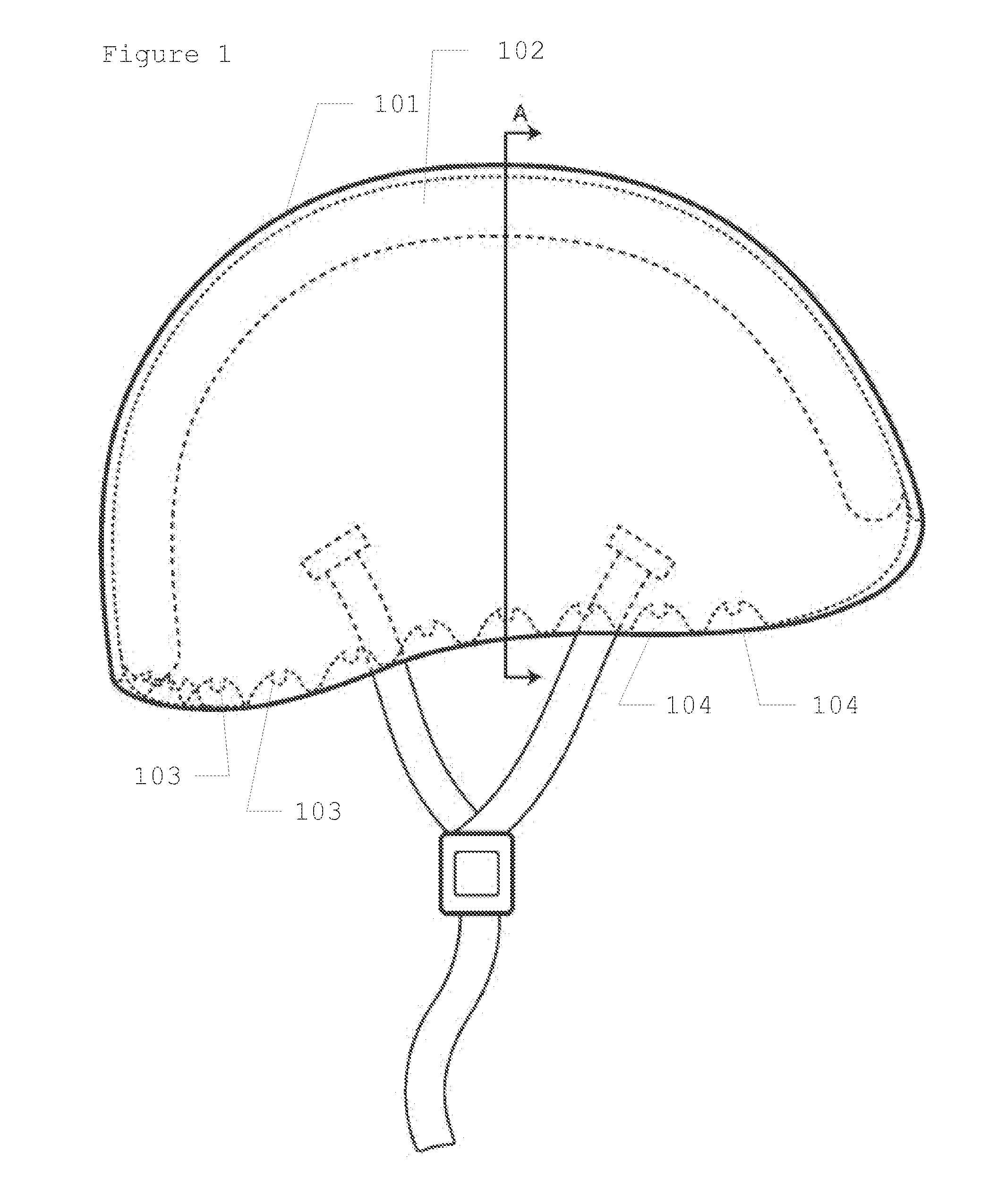 Portable LED Lighting Helmet To Illuminate a Cyclist Or A Subject While Riding Or Otherwise in Motion